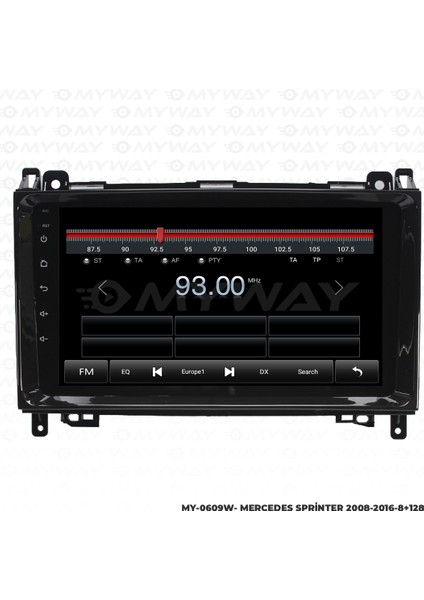Sprinter Android Multimedya Carplay Navigasyon Ekran - 8gb RAM+128 GB HDD - Myway fırsatları