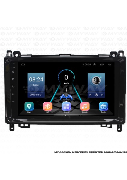 Sprinter Android Multimedya Carplay Navigasyon Ekran - 8gb RAM+128 GB HDD - Myway indirimleri