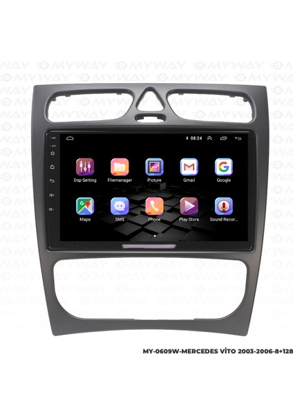 Mercedes Vito Android Multimedya Carplay Navigasyon Ekran - 8gb RAM+128 GB HDD - Myway fiyatları