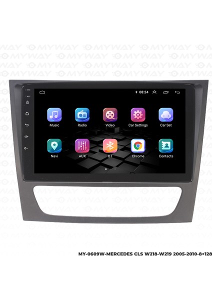 Mercedes Cls W218-W219 Android Multimedya Carplay Navigasyon Ekran - 8gb RAM+128 GB HDD - Myway modelleri