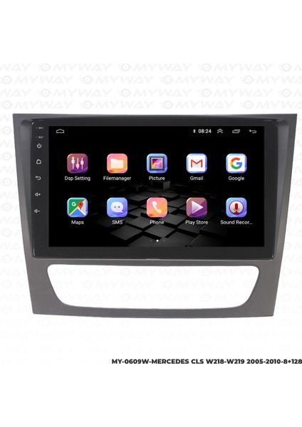 Mercedes Cls W218-W219 Android Multimedya Carplay Navigasyon Ekran - 8gb RAM+128 GB HDD - Myway indirimleri