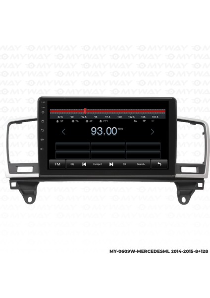 Mercedes ml Android Multimedya Carplay Navigasyon Ekran - 8gb RAM+128 GB HDD - Myway