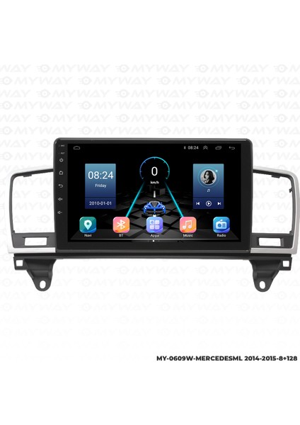 Mercedes ml Android Multimedya Carplay Navigasyon Ekran - 8gb RAM+128 GB HDD - Myway fırsatları