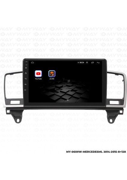Mercedes ml Android Multimedya Carplay Navigasyon Ekran - 8gb RAM+128 GB HDD - Myway indirimleri