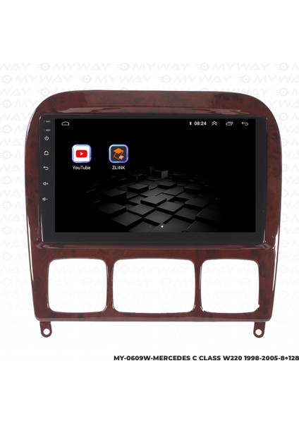 Mercedes S Class W220 Android Multimedya Carplay Navigasyon Ekran - 8gb RAM+128 GB HDD - Myway fiyatları