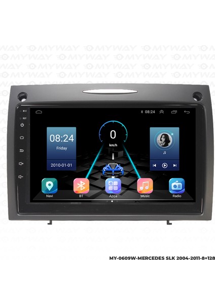 Mercedes Slk Android Multimedya Carplay Navigasyon Ekran - 8gb RAM+128 GB HDD - Myway fırsatları