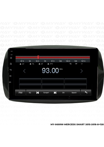 Mercedes Smart Android Multimedya Carplay Navigasyon Ekran - 8gb RAM+128 GB HDD - Myway fırsatları