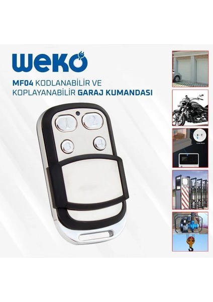 Powermaster OF04 Kodlanabilir - Kopyalanabilir Garaj Kumandası