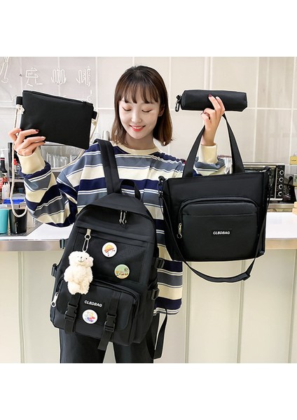 Tuvalin Kore Versiyonu Dört Parça Okul Çantası (Yurt Dışından) fiyatları