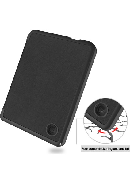 Kobo Clara 2e Flip Folio Ultra İnce Pu-Deri Sert Kapak Tablet Kılıfı (Yurt Dışından)
