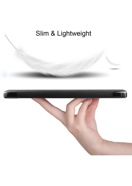 Nokia T10 Flip Folio Ultra İnce Pu-Deri Sert Kapak Tablet Kılıfı (Yurt Dışından)