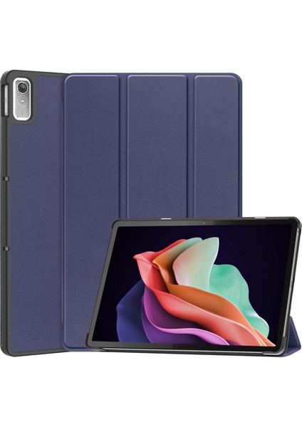 Lenovo Tab P11 Gen 2 Flip Folio Ultra İnce Pu-Deri Sert Kapak Tablet Kılıfı (Yurt Dışından)