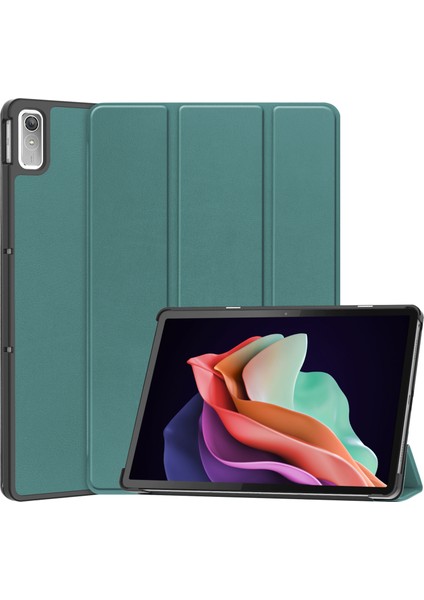 Lenovo Tab P11 Gen 2 Flip Folio Ultra İnce Pu-Deri Sert Kapak Tablet Kılıfı (Yurt Dışından)