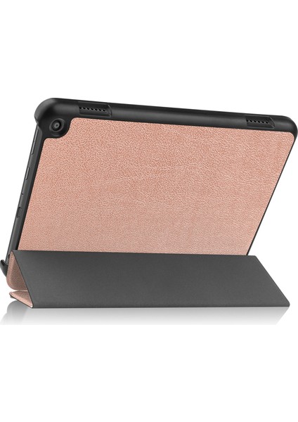 All-New Fire Hd8 - Hd8 Plus 2022 Flip Folio Ultra İnce Pu-Deri Sert Kapak Tablet Kılıfı (Yurt Dışından)