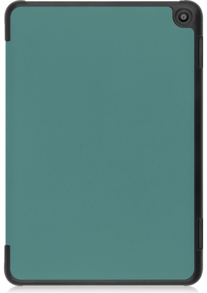 All-New Fire Hd8 - Hd8 Plus 2022 Flip Folio Ultra İnce Pu-Deri Sert Kapak Tablet Kılıfı (Yurt Dışından)