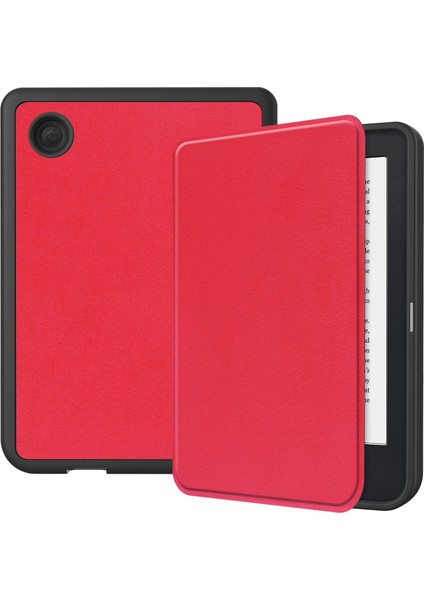 Kobo Clara 2e Flip Folio Ultra İnce Pu-Deri Sert Kapak Tablet Kılıfı (Yurt Dışından)