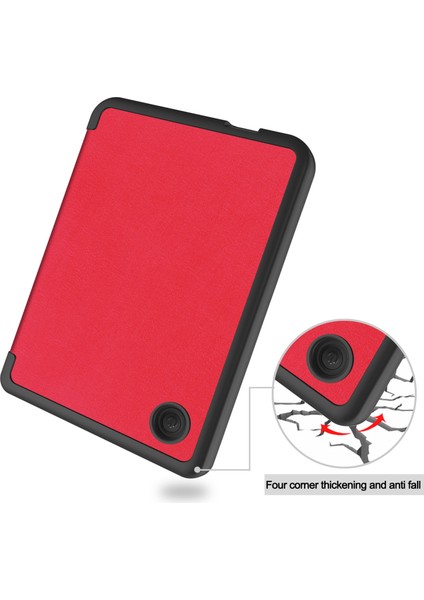 Kobo Clara 2e Flip Folio Ultra İnce Pu-Deri Sert Kapak Tablet Kılıfı (Yurt Dışından)