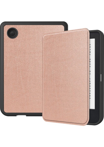 Kobo Clara 2e Flip Folio Ultra İnce Pu-Deri Sert Kapak Tablet Kılıfı (Yurt Dışından)