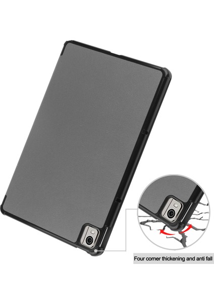 Nokia T21 Flip Folio Ultra İnce Pu-Deri Sert Kapak Tablet Kılıfı (Yurt Dışından)