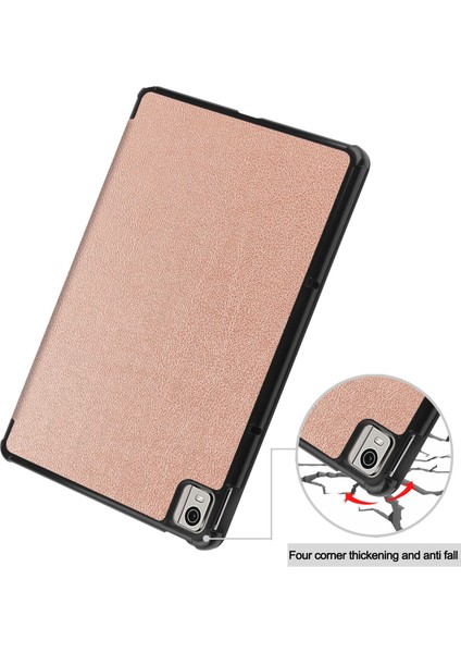 Nokia T21 Flip Folio Ultra İnce Pu-Deri Sert Kapak Tablet Kılıfı (Yurt Dışından)