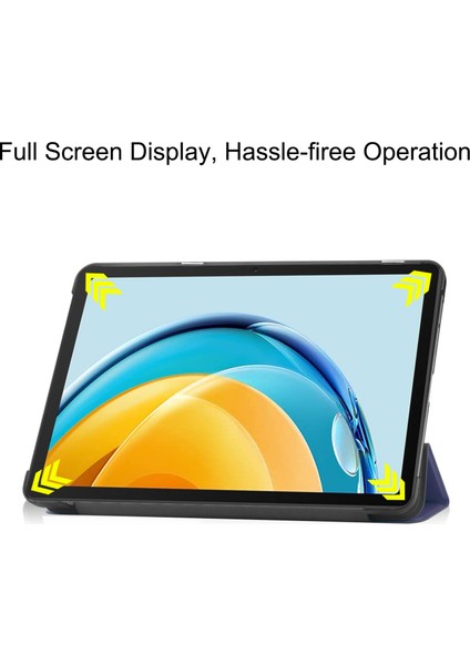Huawei Matepad Se 10.4'' Flip Folio Ultra İnce Pu-Deri Sert Kapak Tablet Kılıfı (Yurt Dışından)