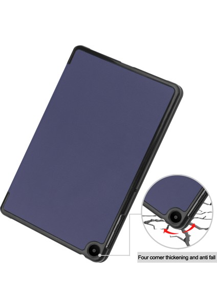 Huawei Matepad Se 10.4'' Flip Folio Ultra İnce Pu-Deri Sert Kapak Tablet Kılıfı (Yurt Dışından)