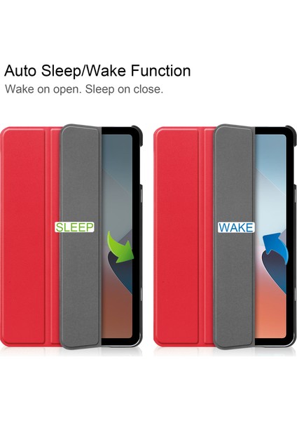 Oppo Pad Air Flip Folio Ultra İnce Pu-Deri Sert Kapak Tablet Kılıfı (Yurt Dışından)