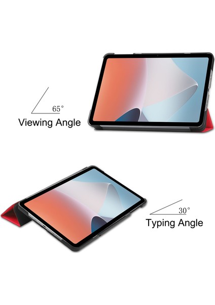 Oppo Pad Air Flip Folio Ultra İnce Pu-Deri Sert Kapak Tablet Kılıfı (Yurt Dışından)