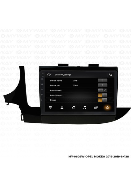 Opel Mokka Android Multimedya Carplay Navigasyon Ekran - 8gb RAM+128 GB HDD - Myway indirimleri