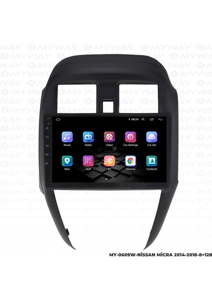 Nissan Micra Android Multimedya Carplay Navigasyon Ekran - 8gb RAM+128 GB HDD - Myway fırsatları