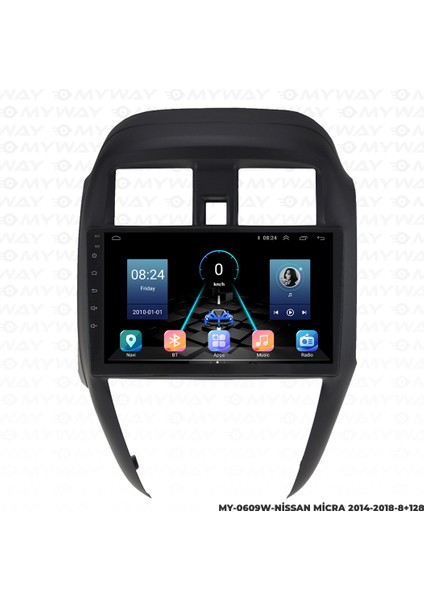 Nissan Micra Android Multimedya Carplay Navigasyon Ekran - 8gb RAM+128 GB HDD - Myway indirimleri