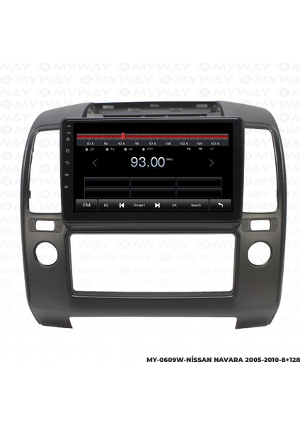 Nissan Navara Android Multimedya Carplay Navigasyon Ekran - 8gb RAM+128 GB HDD - Myway