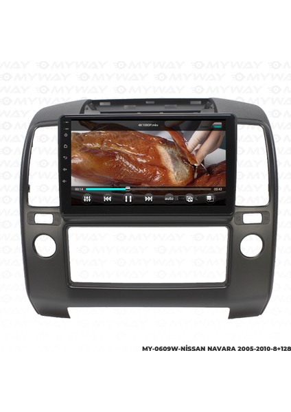 Nissan Navara Android Multimedya Carplay Navigasyon Ekran - 8gb RAM+128 GB HDD - Myway modelleri