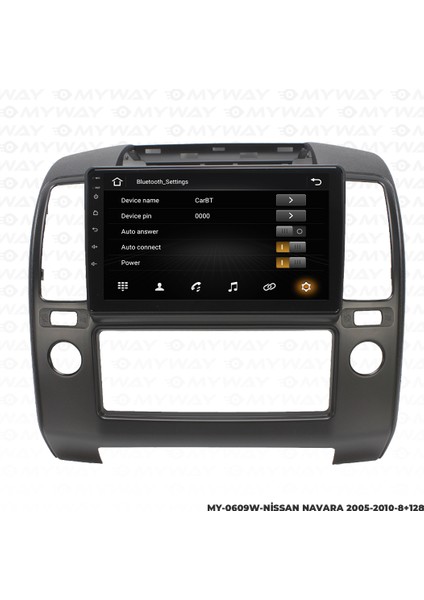 Nissan Navara Android Multimedya Carplay Navigasyon Ekran - 8gb RAM+128 GB HDD - Myway indirimleri