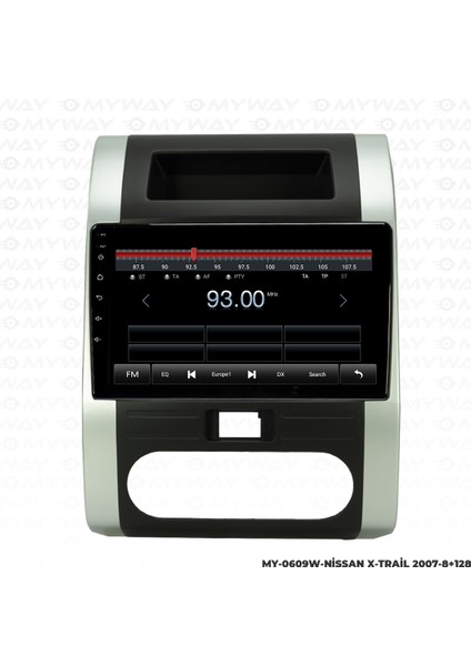 Nissan X-Trail Android Multimedya Carplay Navigasyon Ekran - 8gb RAM+128 GB HDD - Myway
