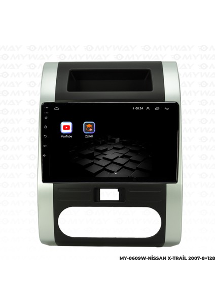 Nissan X-Trail Android Multimedya Carplay Navigasyon Ekran - 8gb RAM+128 GB HDD - Myway modelleri