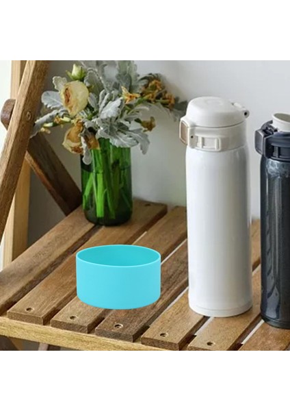 Su Şişeleri Alt Kapak Koruyucu Silikon Bot Önleyici Kayma Aksesuarları Mavi (Yurt Dışından) modelleri