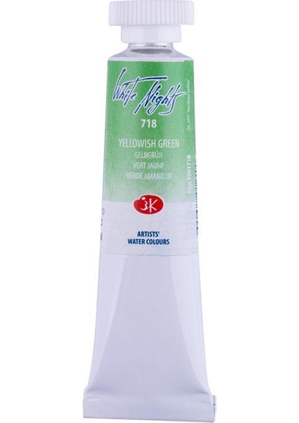Tüp Suluboya 10ML N:718 Yellowish Green