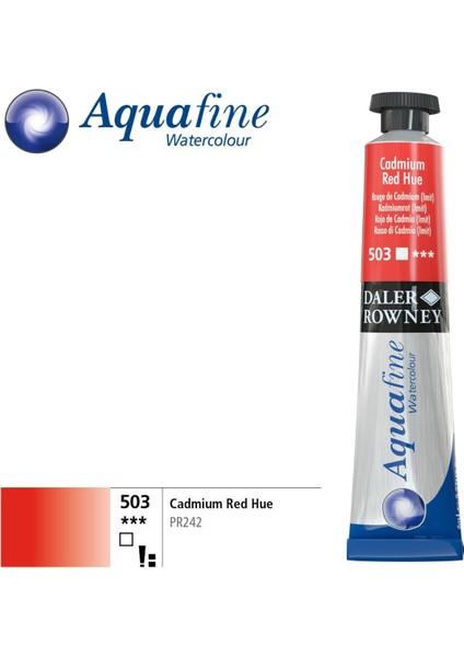 Aquafine Tüp Sulu Boya 8ml 503 Cadmium Red Hue