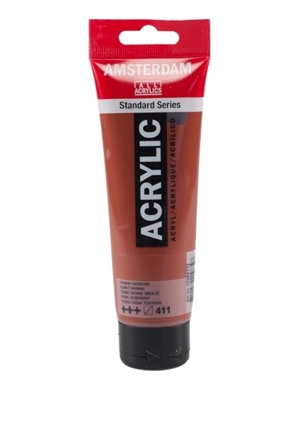Akrilik Boya 120 Ml. 411 Burnt Sienna