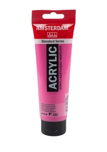 Akrilik Boya 120 Ml. 366 Quinacridone Rose