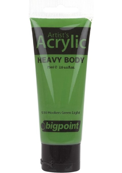 Akrilik Boya 75ML 510 Hookers Green Light