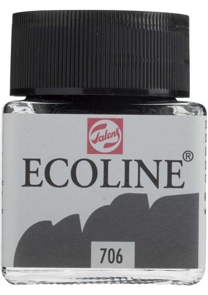 Ecoline Sıvı Suluboya 30ML 706 Deep Grey