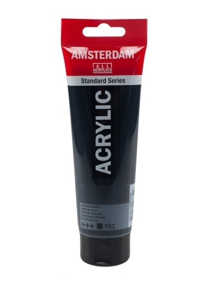 Akrilik Boya 120 Ml. 702 Lamp Black