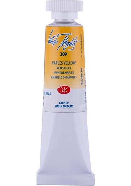 Tüp Suluboya 10ML N:209 Naples Yellow