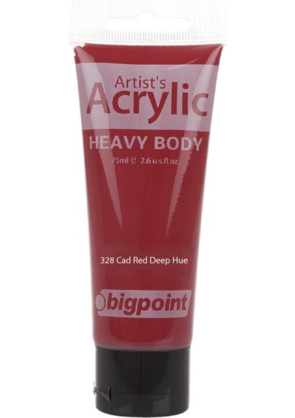 Akrilik Boya 75ML 328 Cad Red Deep Hue
