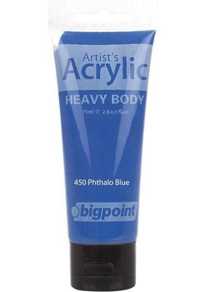 Akrilik Boya 75ML 450 Phthalo Blue
