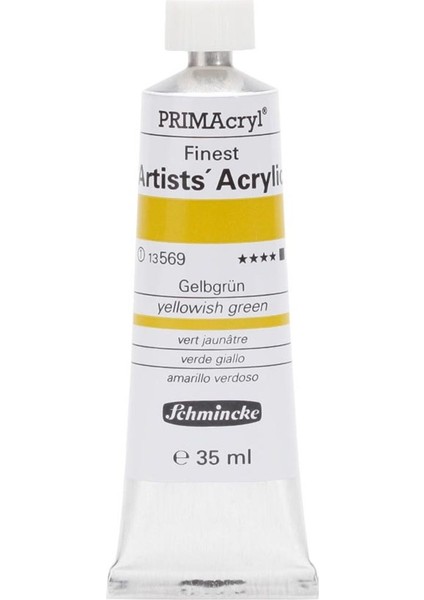 Artist Akrilik Boya - Yellowish Green - 35ML - Seri 1