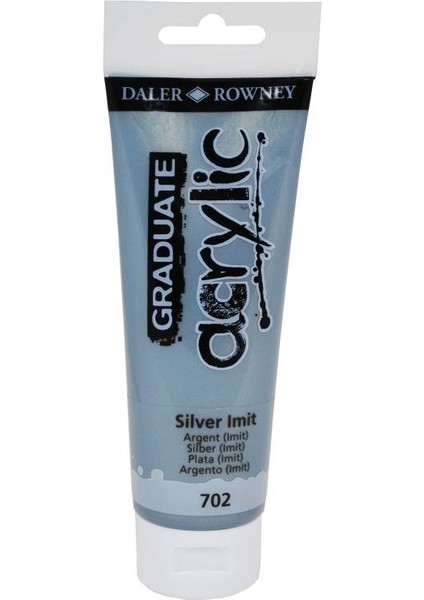 Graduate Akrilik Boya 120ML 702 Silver Imit