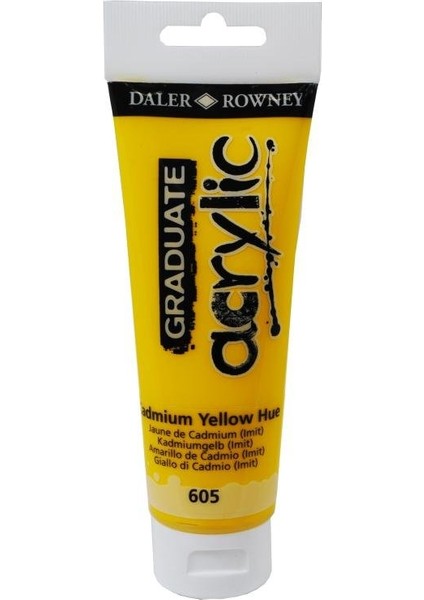 Graduate Akrilik Boya 120ML 605 Cadmium Yellow Hue